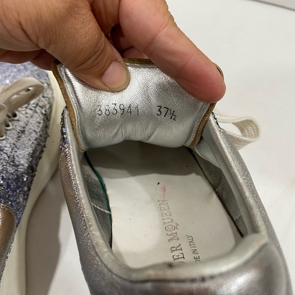 Alexander McQueen glitter platform sneakers - Picture 6 of 7